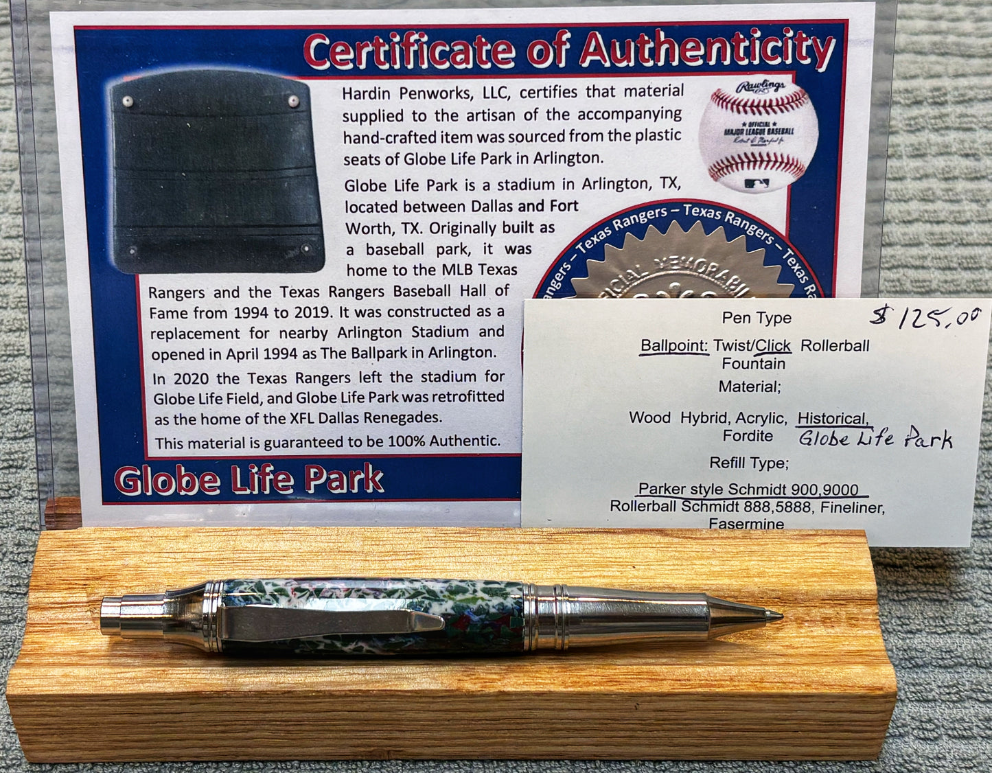 Globe Life Park Click Ballpoint Pen