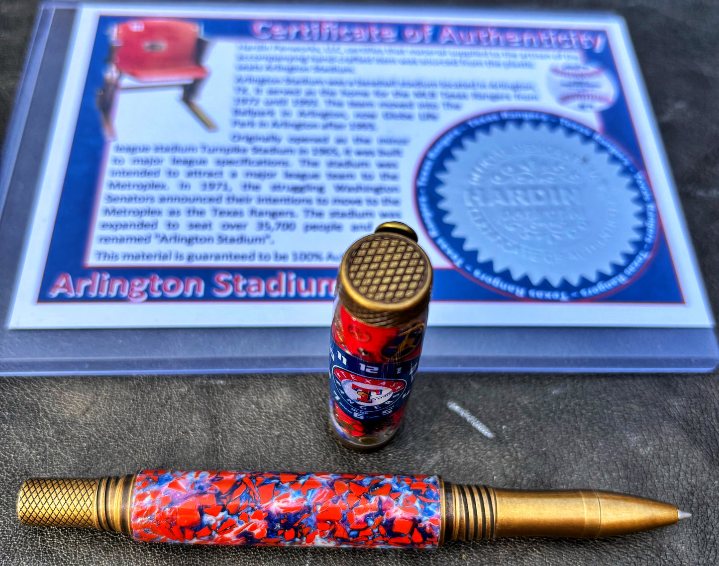 Texas Rangers Watch Face Rollerball Pen