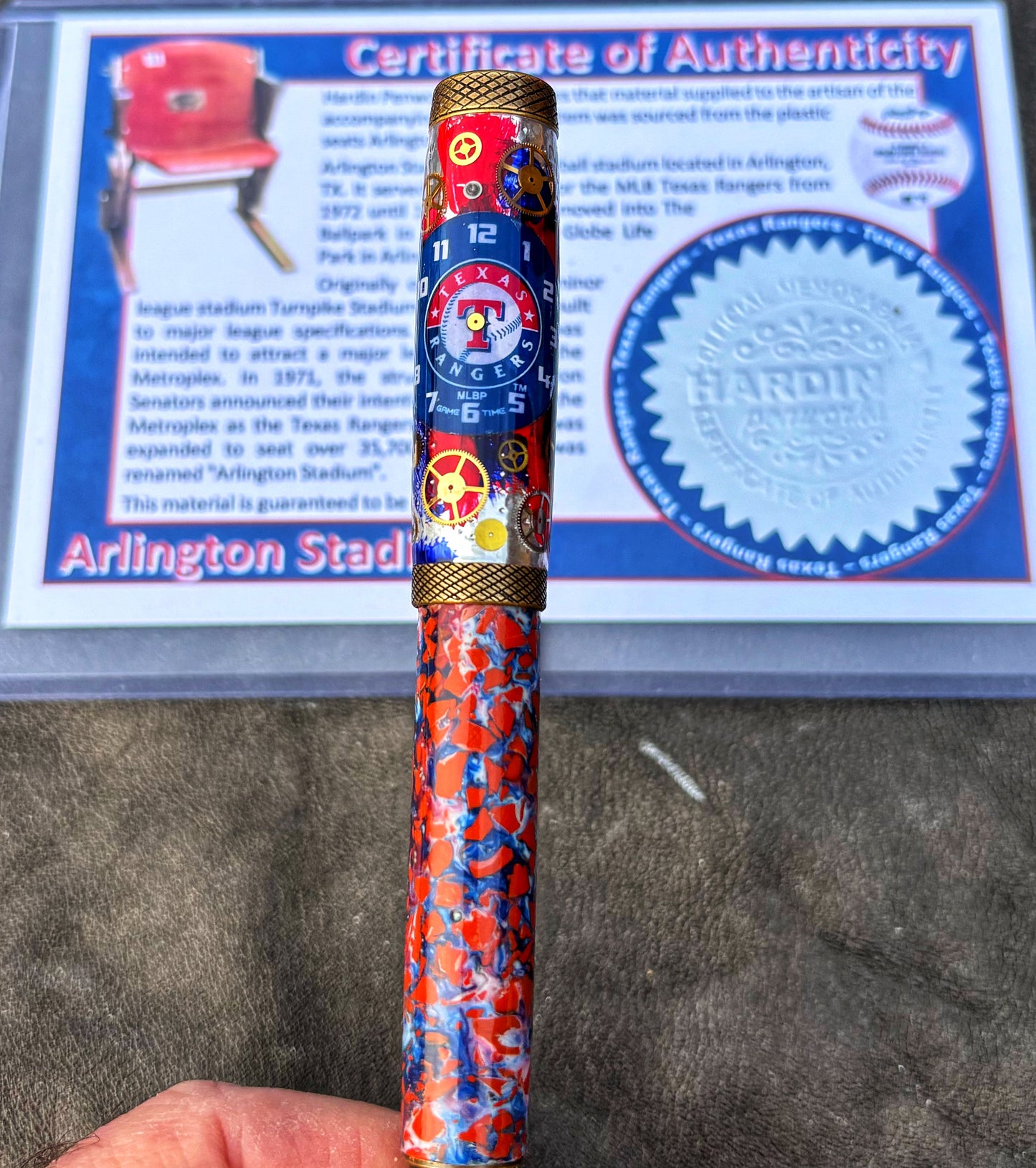 Texas Rangers Watch Face Rollerball Pen