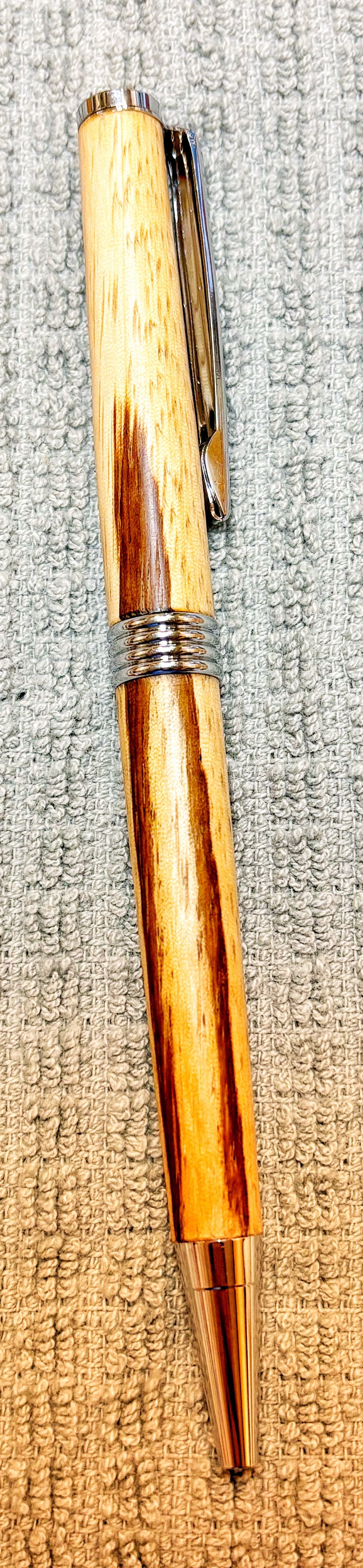 Zebra Wood Slim Style Pen